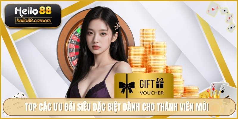 Khuyến Mãi HELLO88 - Ưu Đãi Dành Cho Thành Viên Mới Và Cũ 2 TOP các ưu đãi siêu đặc biệt dành cho thành viên mới