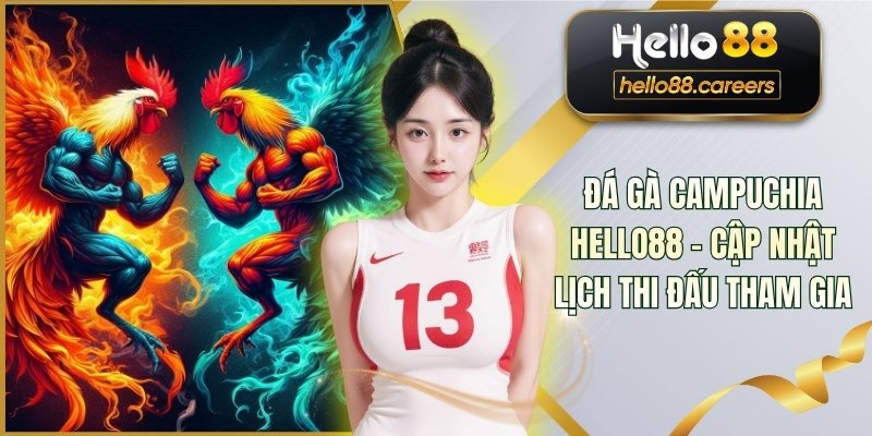 Đá Gà Campuchia HELLO88 - Cập Nhật Lịch Thi Đấu Tham Gia 1 Đá Gà Campuchia
